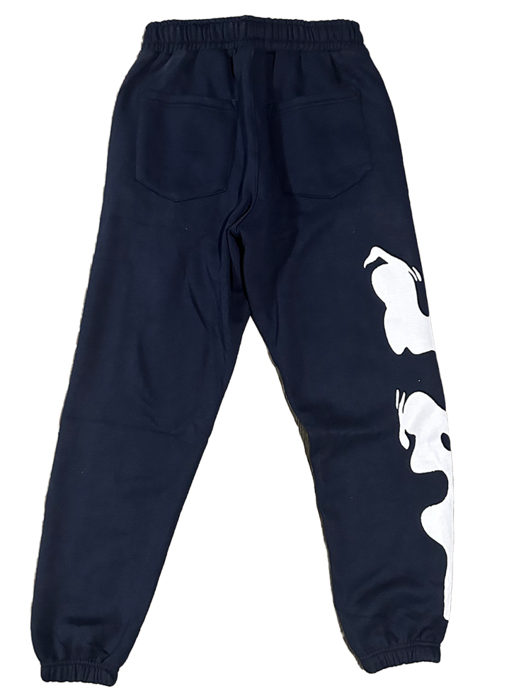 NAVY UP IN SMOKE EBL SWEATPANTS