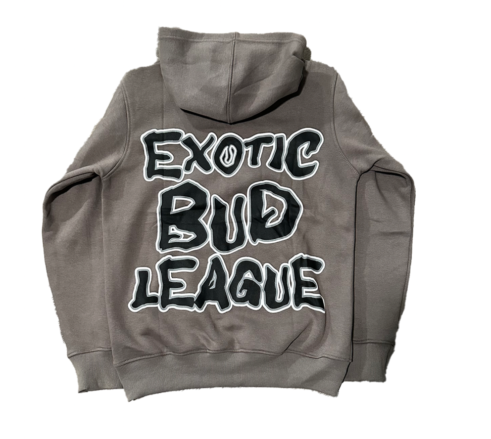 CHARCOAL GRAY UP IN SMOKE EBL HOODIE
