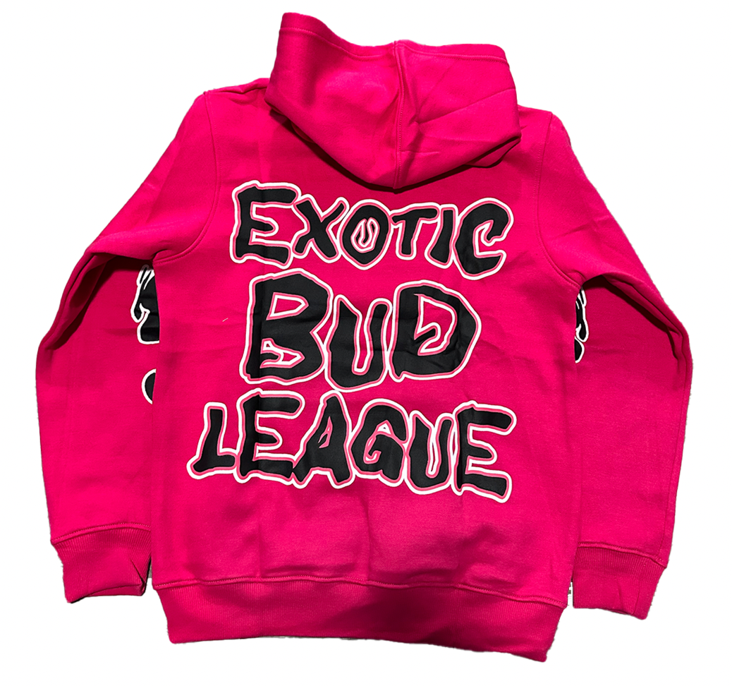 HOT PINK UP IN SMOKE EBL HOODIE